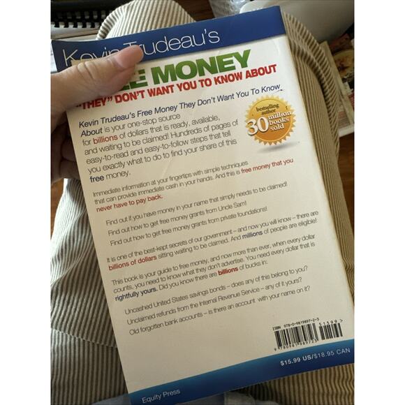 Free Money They Don't Want You to Know about by Kevin Trudeau: Used - Picture 3 of 4